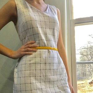 SALE Elegant Black and White Ann Taylor Dress